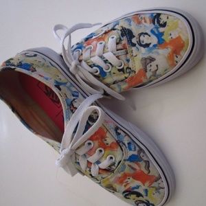 VANS Disney Princess Lace Up Canvas Shoes 7